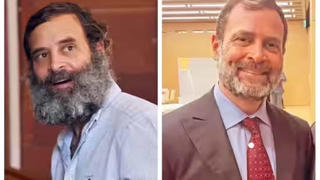 Rahul Gandhi New Look: ಹೊಸ ಲುಕ್ನಲ್ಲಿ ಕಾಣಿಸಿಕೊಂಡ ರಾಹುಲ್ ಗಾಂಧಿ, ಹೇಗಿದ್ರು.. ಹೇಗಾದ್ರು ನೋಡಿ? Rahul Gandhi New Look: ಹೊಸ ಲುಕ್ನಲ್ಲಿ ಕಾಣಿಸಿಕೊಂಡ ರಾಹುಲ್ ಗಾಂಧಿ, ಹೇಗಿದ್ರು.. ಹೇಗಾದ್ರು ನೋಡಿ?