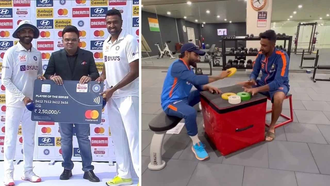 R Ashwin: ಅಕ್ಷಯ್ ಕುಮಾರ್ ಸಿನಿಮಾದ ರೀಲ್​ಗೆ ಅಶ್ವಿನ್-ಜಡೇಜಾ ಸಖತ್ ರೀಲ್: ವೈರಲ್ ಆಗುತ್ತಿದೆ ವಿಡಿಯೋ