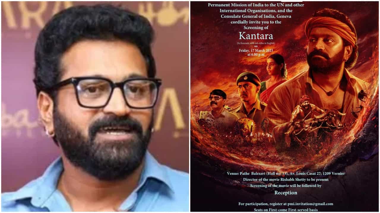 Kantara: ಸ್ವಿಟ್ಜರ್ಲೆಂಡ್ನ ಜಿನೆವಾನಲ್ಲಿ ಕಾಂತಾರ ಸಿನಿಮಾ ವಿಶೇಷ ಪ್ರದರ್ಶನ Kantara: ಸ್ವಿಟ್ಜರ್ಲೆಂಡ್ನ ಜಿನೆವಾನಲ್ಲಿ ಕಾಂತಾರ ಸಿನಿಮಾ ವಿಶೇಷ ಪ್ರದರ್ಶನ