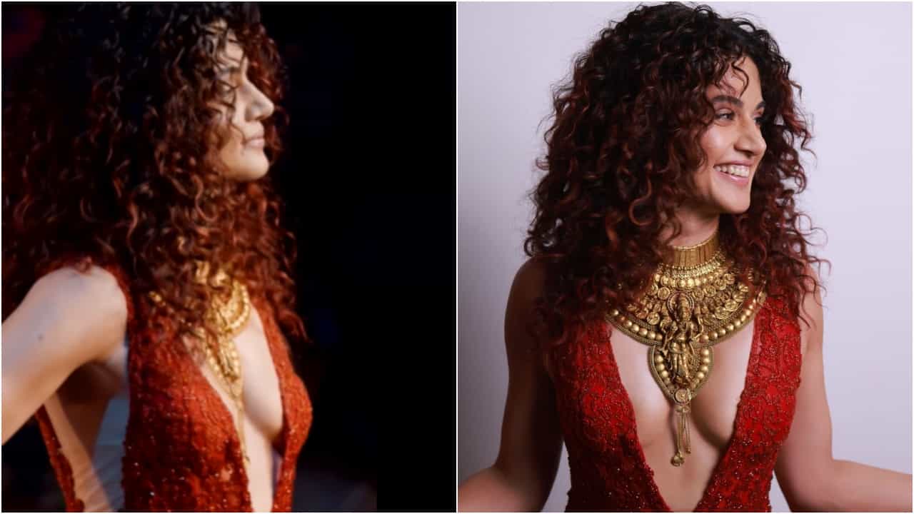 Taapsee Pannu: ಗ್ಲಾಮರಸ್ ಬಟ್ಟೆ ಜತೆ ಲಕ್ಷ್ಮೀ ದೇವಿಯ ಸರ ಧರಿಸಿದ್ದಕ್ಕೆ ತಾಪ್ಸಿ ಪನ್ನು ವಿರುದ್ಧ ದೂರು ದಾಖಲು Taapsee Pannu: ಗ್ಲಾಮರಸ್ ಬಟ್ಟೆ ಜತೆ ಲಕ್ಷ್ಮೀ ದೇವಿಯ ಸರ ಧರಿಸಿದ್ದಕ್ಕೆ ತಾಪ್ಸಿ ಪನ್ನು ವಿರುದ್ಧ ದೂರು ದಾಖಲು