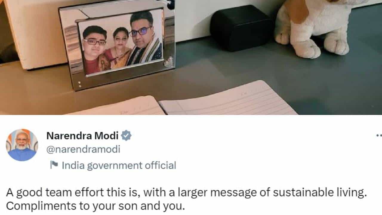 Narendra Modi- ಪರಿಸರ ಸಂರಕ್ಷಣೆಯ ಸರಳ ಉಪಾಯ ಹಂಚಿಕೊಂಡ ತಂದೆ; ಪ್ರಧಾನಿ ಮೋದಿಯಿಂದ ಪ್ರಶಂಸೆ Narendra Modi- ಪರಿಸರ ಸಂರಕ್ಷಣೆಯ ಸರಳ ಉಪಾಯ ಹಂಚಿಕೊಂಡ ತಂದೆ; ಪ್ರಧಾನಿ ಮೋದಿಯಿಂದ ಪ್ರಶಂಸೆ