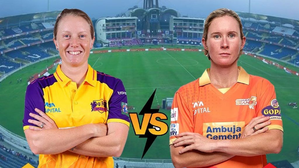 UP Warriorz vs Gujarat Giants Live score in Kannada