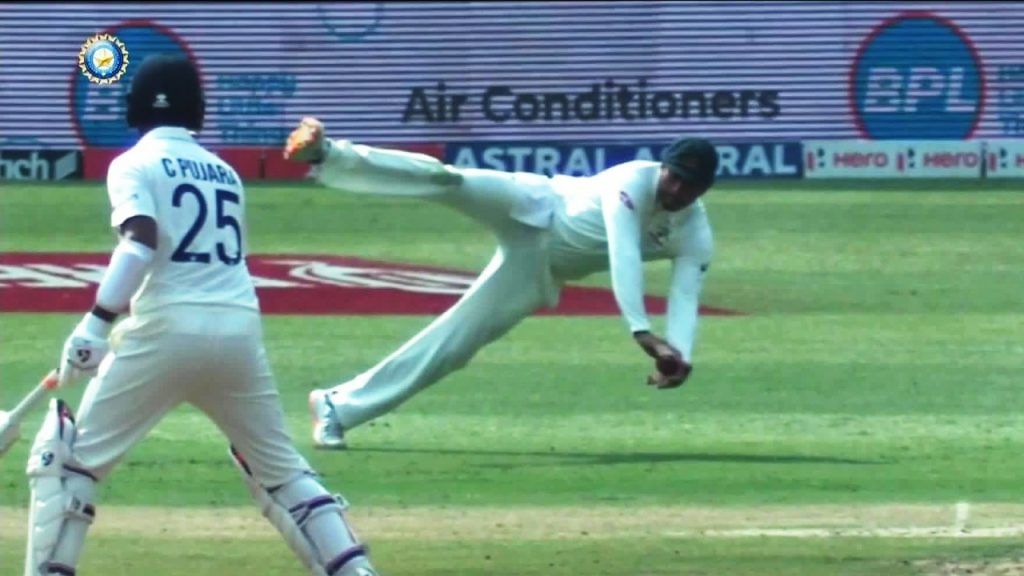 India vs Australia 3rd Test: Usman Khawaja takes stunning diving catch