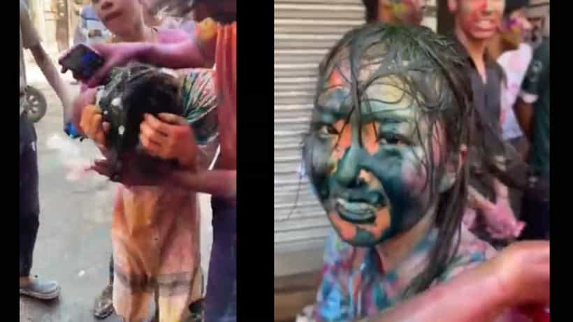 Viral Video: ಹೋಳಿ ಆಚರಣೆಯ ವೇಳೆ ಜಪಾನಿ ಯುವತಿಗೆ ಕಿರುಕುಳ, ವಿಡಿಯೋ ವೈರಲ್