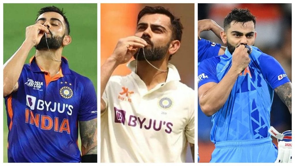 IND vs AUS 4th test Heres Why Virat Kohli Kisses His locket After Scoring A Hundred