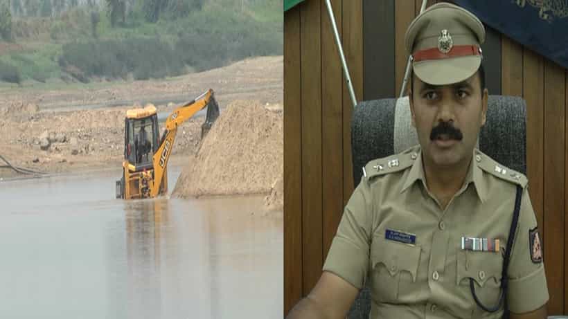 ಗದಗ: ಅಧಿಕಾರಿಗಳ ಕುಮ್ಮಕ್ಕಿನಿಂದ ತುಂಗಭದ್ರಾ ನದಿಯಲ್ಲಿ ಮರಳು ದಂಧೆ, ಎಸ್ಪಿ ಖಡಕ್ ಎಚ್ಚರಿಕೆ