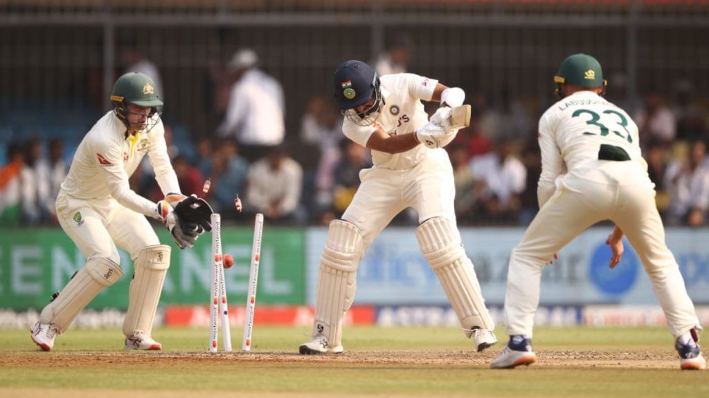 IND vs AUS 3rd test India reduced to 109 in first innings vs australia