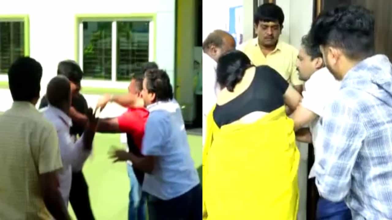 ಶುಲ್ಕ ಕಟ್ಟಿಲ್ಲವೆಂದು ಪರೀಕ್ಷೆಗೆ ಕೂರಿಸಿಲ್ಲ; ರಾಯಲ್ ಕಾನ್ ಕಾರ್ಡ್ ಶಾಲೆಯಲ್ಲಿ ಪೋಷಕರು-ಶಿಕ್ಷಕರ ಮಾರಾಮಾರಿ ಶುಲ್ಕ ಕಟ್ಟಿಲ್ಲವೆಂದು ಪರೀಕ್ಷೆಗೆ ಕೂರಿಸಿಲ್ಲ; ರಾಯಲ್ ಕಾನ್ ಕಾರ್ಡ್ ಶಾಲೆಯಲ್ಲಿ ಪೋಷಕರು-ಶಿಕ್ಷಕರ ಮಾರಾಮಾರಿ