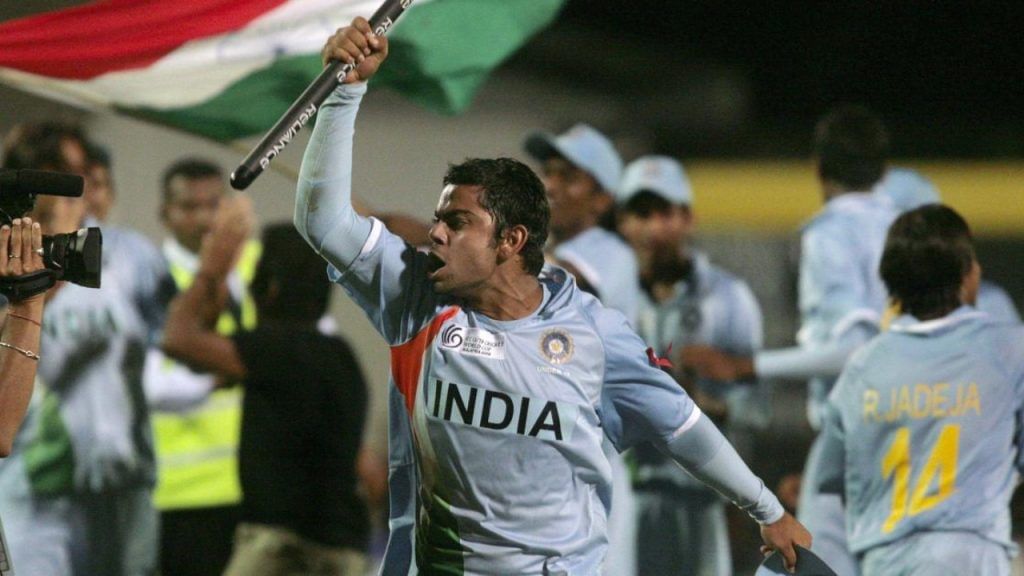 on this day virat kohli only icc titles as captain u19 world cup 2008