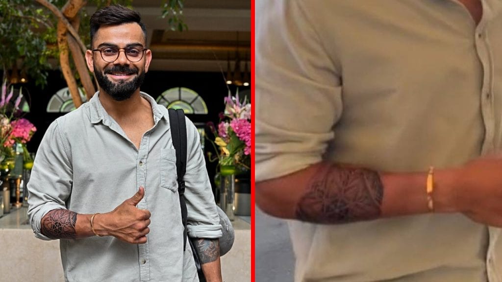 Virat Kohli New Tattoo ahead of IPL 2023 see the viral photos