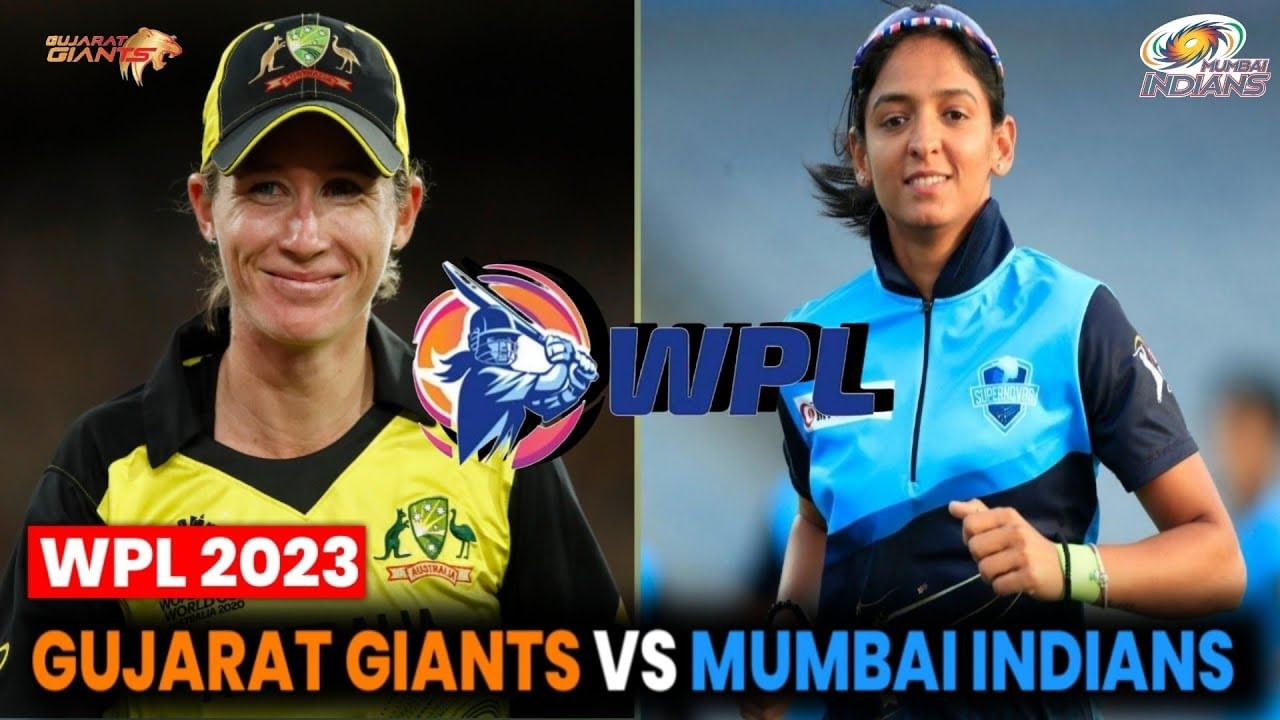 Gujarat Giants Vs Mumbai Indians Women WPL 2023 Live Streaming When and  Where to Watch GG Vs MI Women Today Match in Kannada | WPL 2023 GG Vs MI  Live Streaming: ಮೊದಲ