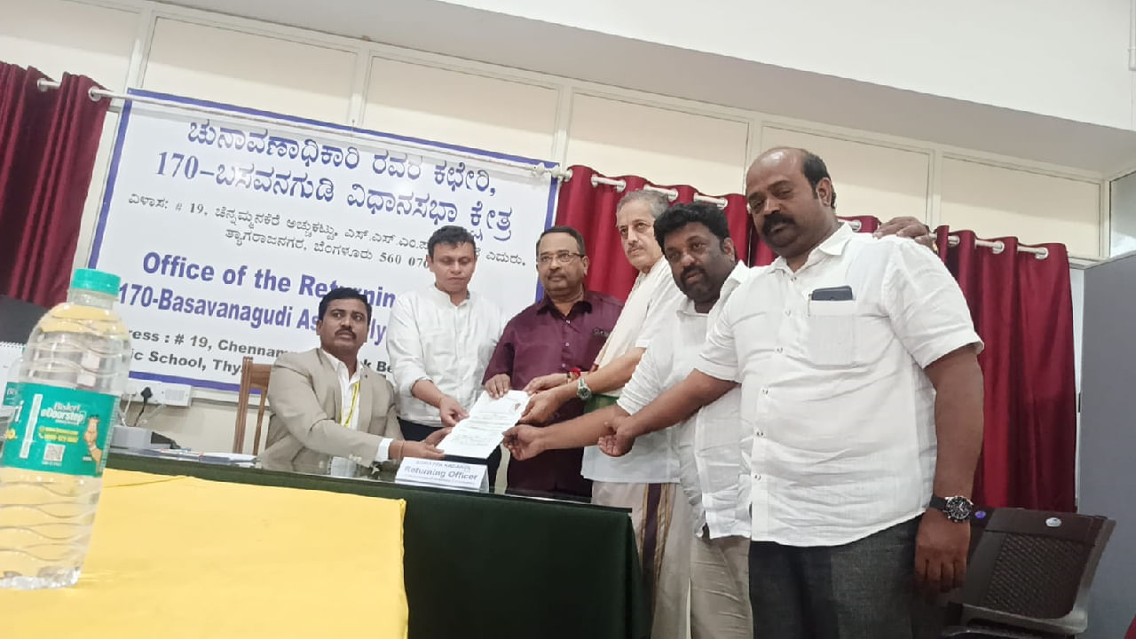 Karnataka Assembly Election 2023 UB Venkatesh and Ravi Subramanya file the nomination