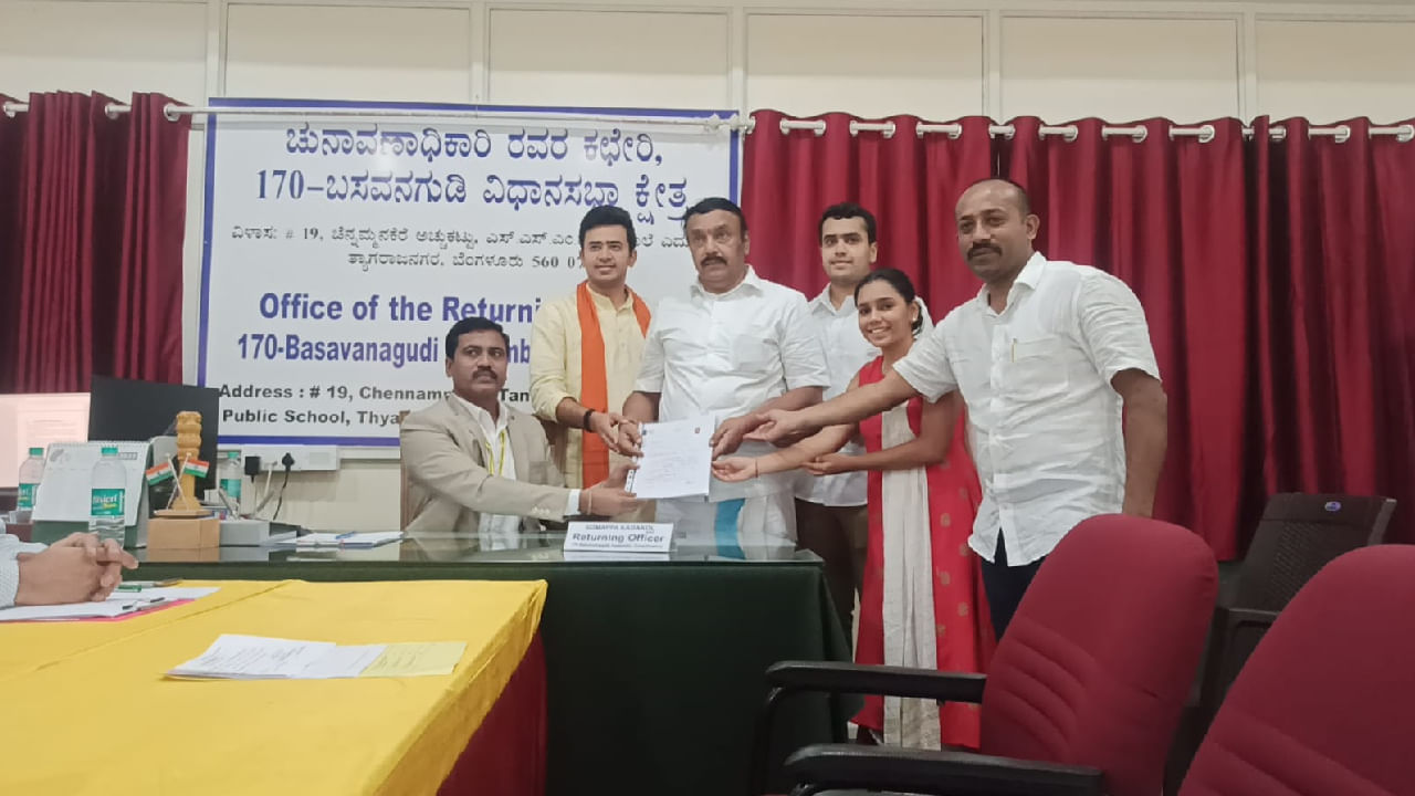 Karnataka Assembly Election 2023 UB Venkatesh and Ravi Subramanya file the nomination