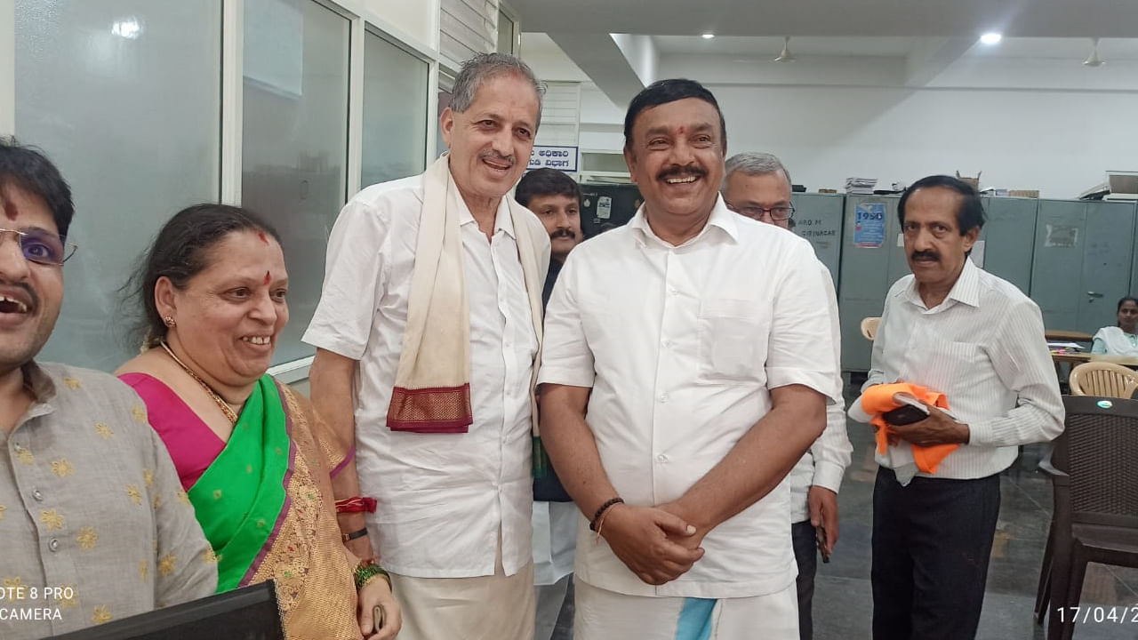 Karnataka Assembly Election 2023 UB Venkatesh and Ravi Subramanya file the nomination