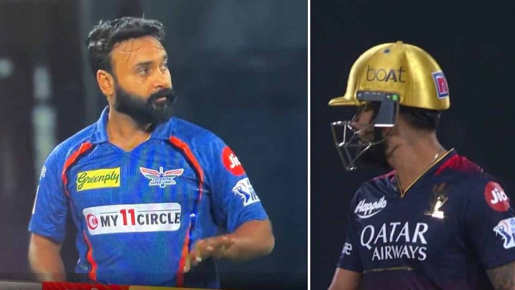 Amit Mishra and Virat Kohli