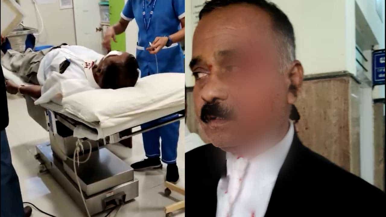 ಬೆಂಗಳೂರಿನ ಮ್ಯಾಜಿಸ್ಟ್ರೇಟ್ ಕೋರ್ಟ್ನಲ್ಲಿ ವಕೀಲರ ಮೇಲೆ ಚಾಕುವಿನಿಂದ ಹಲ್ಲೆ ನಡೆಸಿದ ಯುವತಿ ಬೆಂಗಳೂರಿನ ಮ್ಯಾಜಿಸ್ಟ್ರೇಟ್ ಕೋರ್ಟ್ನಲ್ಲಿ ವಕೀಲರ ಮೇಲೆ ಚಾಕುವಿನಿಂದ ಹಲ್ಲೆ ನಡೆಸಿದ ಯುವತಿ