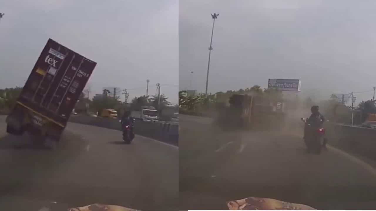 Viral video: ಸಾಕ್ಷಾತ್ ಯಮನ ಮುಂದೆ ನಡೆದ ಅದೃಷ್ಟದಾಟಕ್ಕೆ ಇವರು ಅಂಬಾಸಿಡರ್! ವಿಡಿಯೋ ನೋಡಿದರೆ ನಿಮ್ಮೆದೆಯೂ ಝಲ್ ಝಲ್! Viral video: ಸಾಕ್ಷಾತ್ ಯಮನ ಮುಂದೆ ನಡೆದ ಅದೃಷ್ಟದಾಟಕ್ಕೆ ಇವರು ಅಂಬಾಸಿಡರ್! ವಿಡಿಯೋ ನೋಡಿದರೆ ನಿಮ್ಮೆದೆಯೂ ಝಲ್ ಝಲ್!