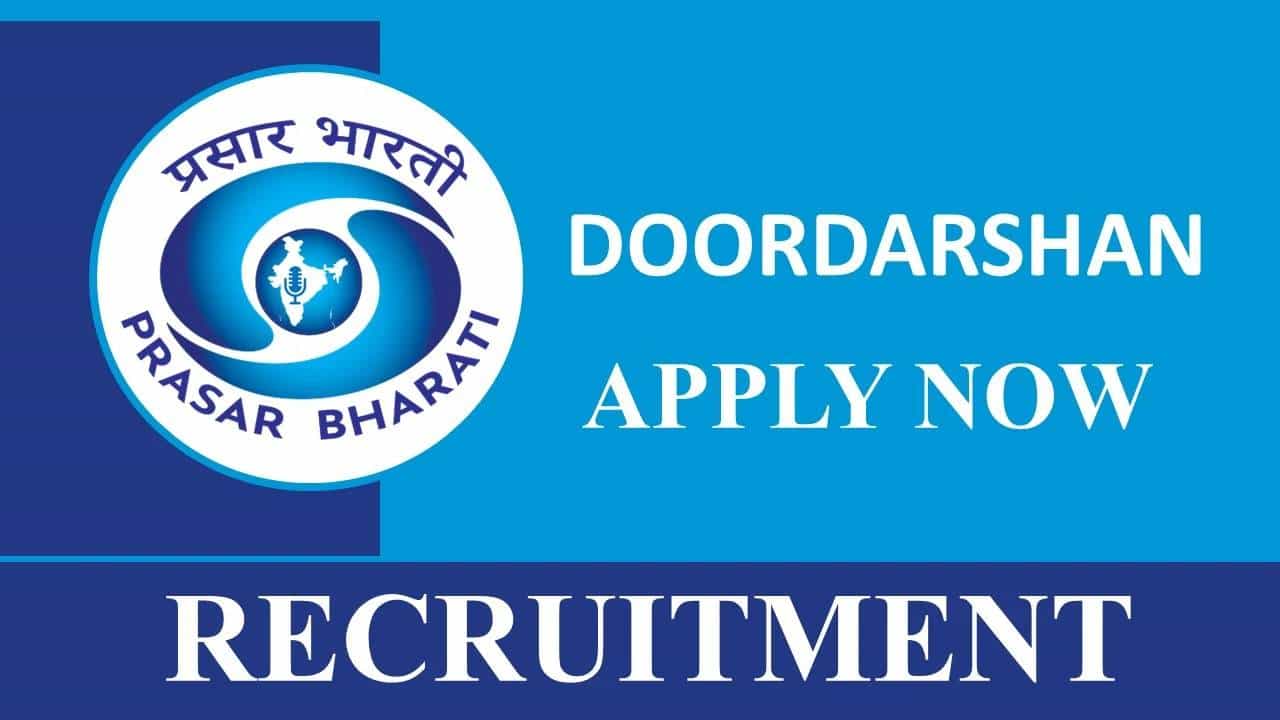 Doordarshan Recruitment 2023: ಹುದ್ದೆಗಳು, ವಯಸ್ಸು, ವಿದ್ಯಾರ್ಹತೆ, ಸಂಬಳ ಮತ್ತು ಹೇಗೆ ಅರ್ಜಿ ಸಲ್ಲಿಸಬೇಕೆಂದು ಪರಿಶೀಲಿಸಿ Doordarshan Recruitment 2023: ಹುದ್ದೆಗಳು, ವಯಸ್ಸು, ವಿದ್ಯಾರ್ಹತೆ, ಸಂಬಳ ಮತ್ತು ಹೇಗೆ ಅರ್ಜಿ ಸಲ್ಲಿಸಬೇಕೆಂದು ಪರಿಶೀಲಿಸಿ