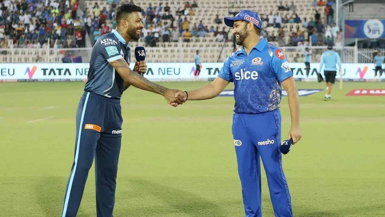 GT vs MI, IPL 2023: ಐಪಿಎಲ್​ನಲ್ಲಿಂದು ದಿಗ್ಗಜರ ಕಾಳಗ: ಗುಜರಾತ್-ಮುಂಬೈ ನಡುವೆ ಹೈವೋಲ್ಟೇಜ್ ಪಂದ್ಯ