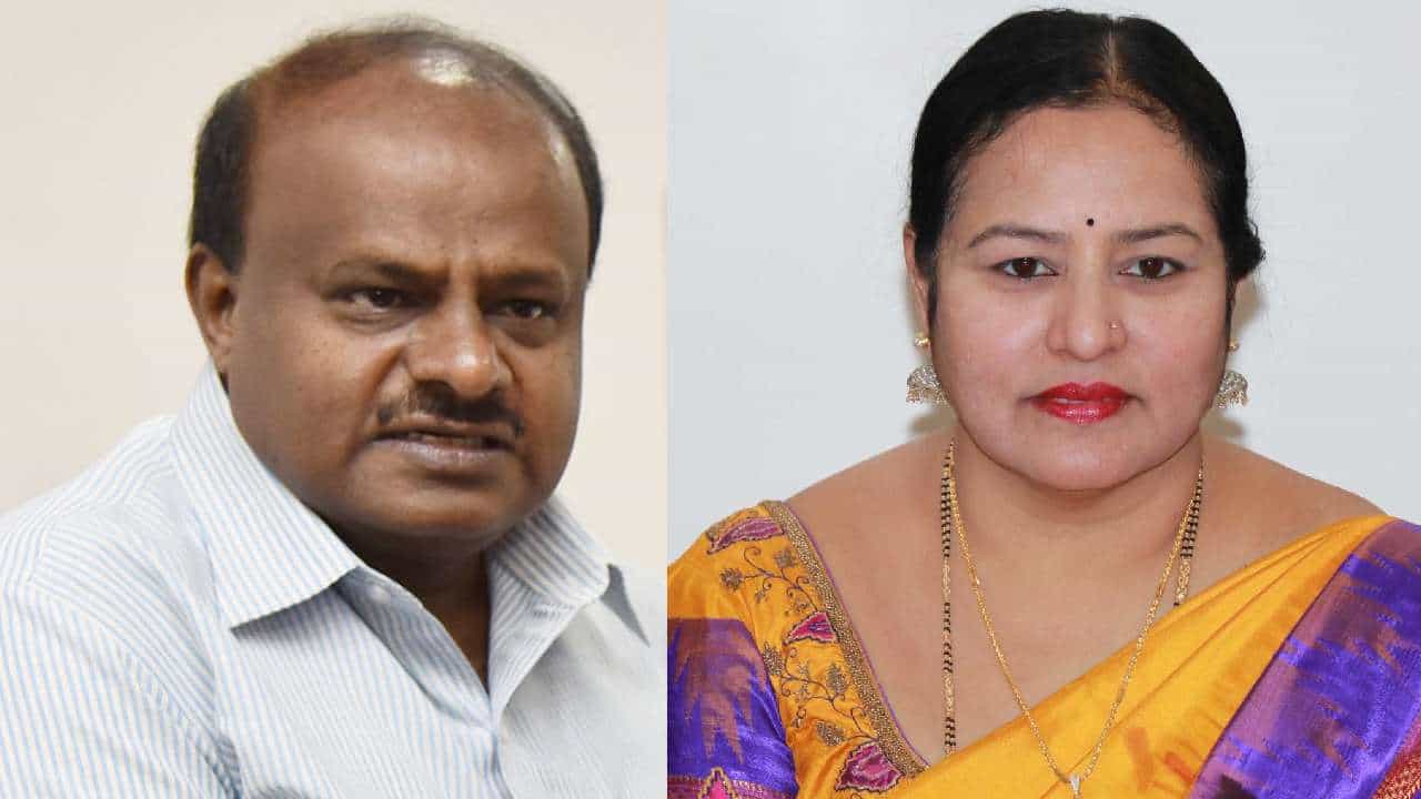 ಕಾರ್ಯಕರ್ತನೇ ಹಾಸನದ ಜೆಡಿಎಸ್ ಅಭ್ಯರ್ಥಿ, ಬ್ಲ್ಯಾಕ್ಮೇಲ್ ನನ್ನ ಹತ್ತಿರ ನಡೆಯಲ್ಲ: ಭವಾನಿ ರೇವಣ್ಣಗೆ ಕುಮಾರಸ್ವಾಮಿ ಟಾಂಗ್ ಕಾರ್ಯಕರ್ತನೇ ಹಾಸನದ ಜೆಡಿಎಸ್ ಅಭ್ಯರ್ಥಿ, ಬ್ಲ್ಯಾಕ್ಮೇಲ್ ನನ್ನ ಹತ್ತಿರ ನಡೆಯಲ್ಲ: ಭವಾನಿ ರೇವಣ್ಣಗೆ ಕುಮಾರಸ್ವಾಮಿ ಟಾಂಗ್