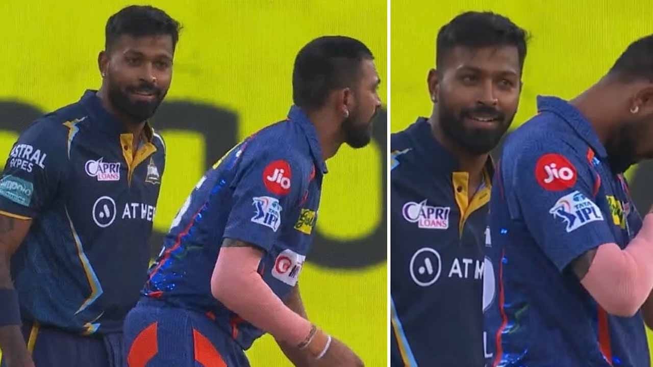 Hardik Pandya: ತಮ್ಮನಿಂದ ಅಣ್ಣನಿಗೆ ಸ್ಲೆಡ್ಜ್: ಕ್ರುನಾಲ್ ಪಾಂಡ್ಯ ಕ್ರೀಸ್ಗೆ ಬಂದಾಗ ಜಿಟಿ ನಾಯಕ ಹಾರ್ದಿಕ್ ಏನು ಮಾಡಿದ್ರು ನೋಡಿ Hardik Pandya: ತಮ್ಮನಿಂದ ಅಣ್ಣನಿಗೆ ಸ್ಲೆಡ್ಜ್: ಕ್ರುನಾಲ್ ಪಾಂಡ್ಯ ಕ್ರೀಸ್ಗೆ ಬಂದಾಗ ಜಿಟಿ ನಾಯಕ ಹಾರ್ದಿಕ್ ಏನು ಮಾಡಿದ್ರು ನೋಡಿ