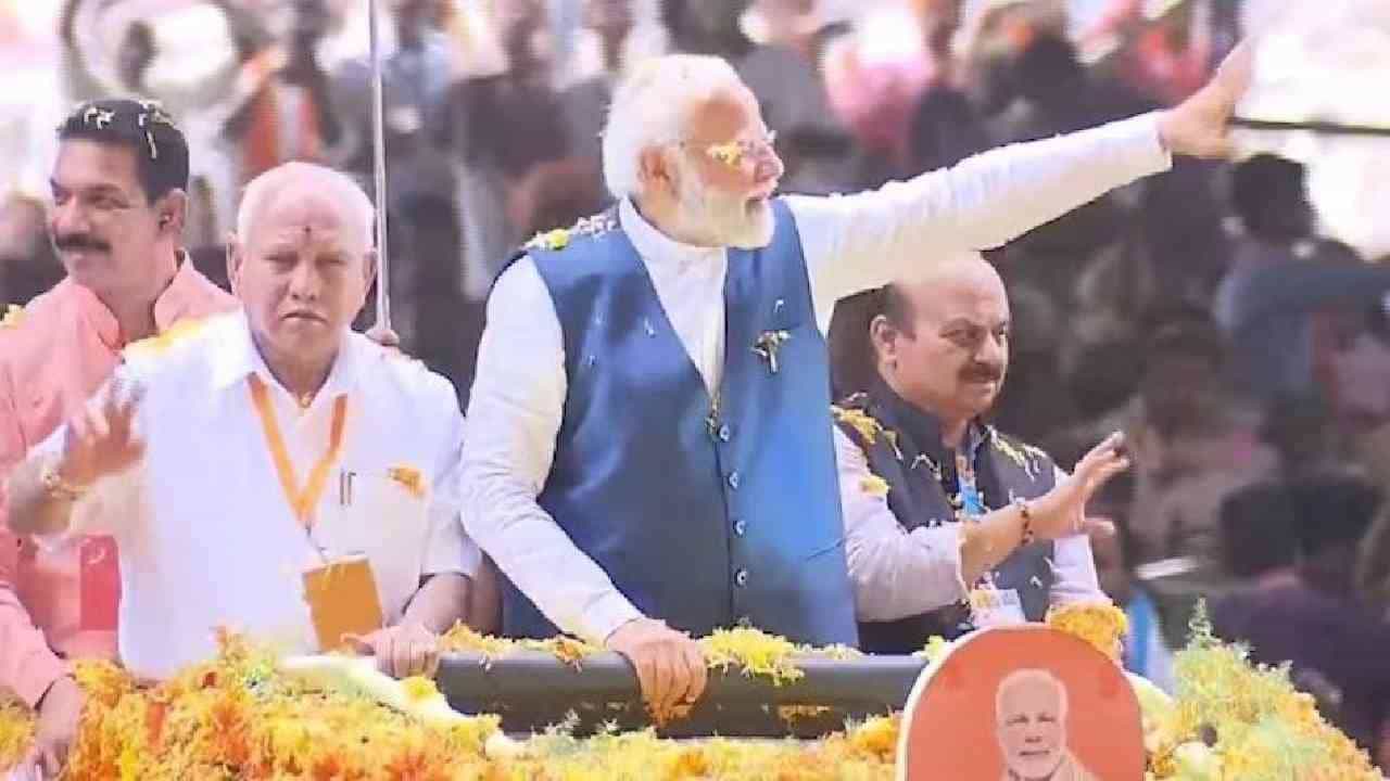 ಮೋದಿ ಜನಪ್ರಿಯತೆ ಲಾಭ ಪಡೆಯಲು ಬಿಜೆಪಿ ತಂತ್ರ: ಕರ್ನಾಟಕದಲ್ಲಿ 20 ರ್ಯಾಲಿ ನಡೆಸಲಿರುವ ಪ್ರಧಾನಿ ಮೋದಿ ಜನಪ್ರಿಯತೆ ಲಾಭ ಪಡೆಯಲು ಬಿಜೆಪಿ ತಂತ್ರ: ಕರ್ನಾಟಕದಲ್ಲಿ 20 ರ್ಯಾಲಿ ನಡೆಸಲಿರುವ ಪ್ರಧಾನಿ