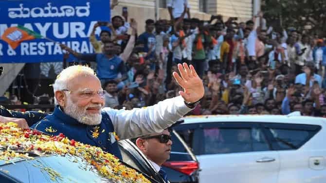 ಬೆಂಗಳೂರಿನಲ್ಲಿ ಪ್ರಧಾನಿ ಮೋದಿ ರೋಡ್ ಶೋ ಮತ್ತೆ ಬದಲಾವಣೆ: ಇಲ್ಲಿದೆ ಹೊಸ ರೂಟ್ ಮ್ಯಾಪ್​