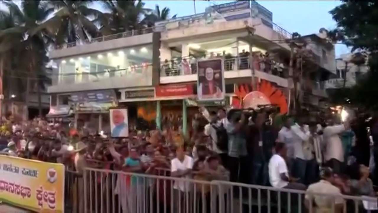 PM Narendra Modi Road Show in Bengaluru Here are the photos
