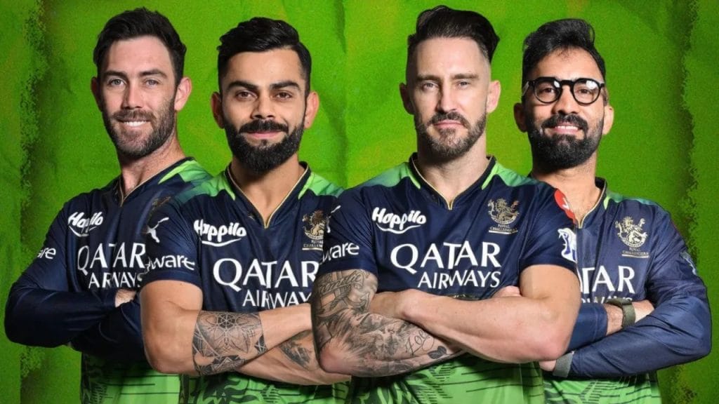 IPL 2023 RCB will play in Green Jersey vs RR before that see the results in green jersey