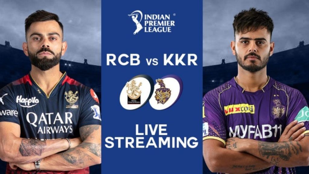 IPL 2023 RCB vs KKR live streaming 36th match when and where to watch Royal Challengers Bangalore vs Kolkata Knight Riders in Kannada