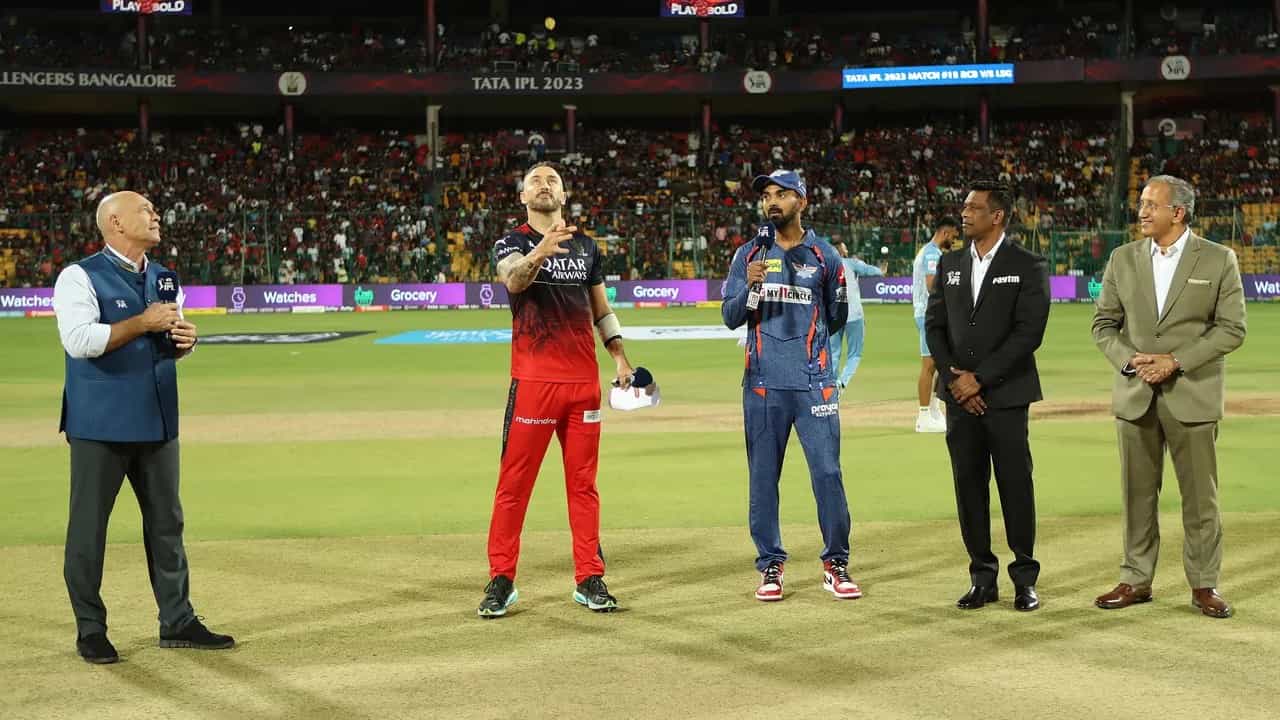 IPL 2023: ಒಂದು ಪಂದ್ಯ ಹಲವು ನಾಟಕೀಯತೆ...ಬೆಂಗಳೂರಿನ ಚಿನ್ನಸ್ವಾಮಿ ಸ್ಟೇಡಿಯಂನಲ್ಲಿ ಸೋಮವಾರ ನಡೆದ ಲಕ್ನೋ ಸೂಪರ್ ಜೈಂಟ್ಸ್ ಹಾಗೂ ರಾಯಲ್ ಚಾಲೆಂಜರ್ಸ್ ಬೆಂಗಳೂರು ನಡುವಣ ಪಂದ್ಯವು ಹೈಡ್ರಾಮಾಗಳಿಗೆ ಸಾಕ್ಷಿಯಾಗಿತ್ತು.