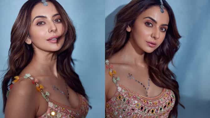 Rakul Preet: ವಧುವಿನಂತೆ ಸಿಂಗಾರಗೊಂಡ ರಕುಲ್ ಪ್ರೀತ್​ಳ ಹೊಸ ಚಿತ್ರಗಳು