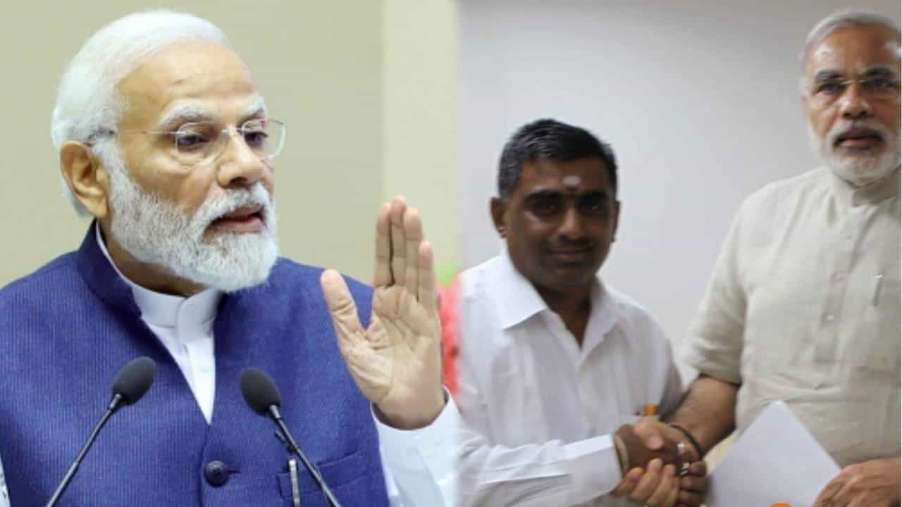 ಪ್ರಧಾನಿ ಮೋದಿ ಕನ್ನಡ ಭಾಷಣದ ಹಿಂದಿನ ಅಕ್ಷರ ಮಾಂತ್ರಿಕ; ಅಡ್ವಾಣಿಯೇ ನನ್ನ ಗುರು ಎಂದ ಎಸ್ಎ ಹೇಮಂತ್ ಪ್ರಧಾನಿ ಮೋದಿ ಕನ್ನಡ ಭಾಷಣದ ಹಿಂದಿನ ಅಕ್ಷರ ಮಾಂತ್ರಿಕ; ಅಡ್ವಾಣಿಯೇ ನನ್ನ ಗುರು ಎಂದ ಎಸ್ಎ ಹೇಮಂತ್