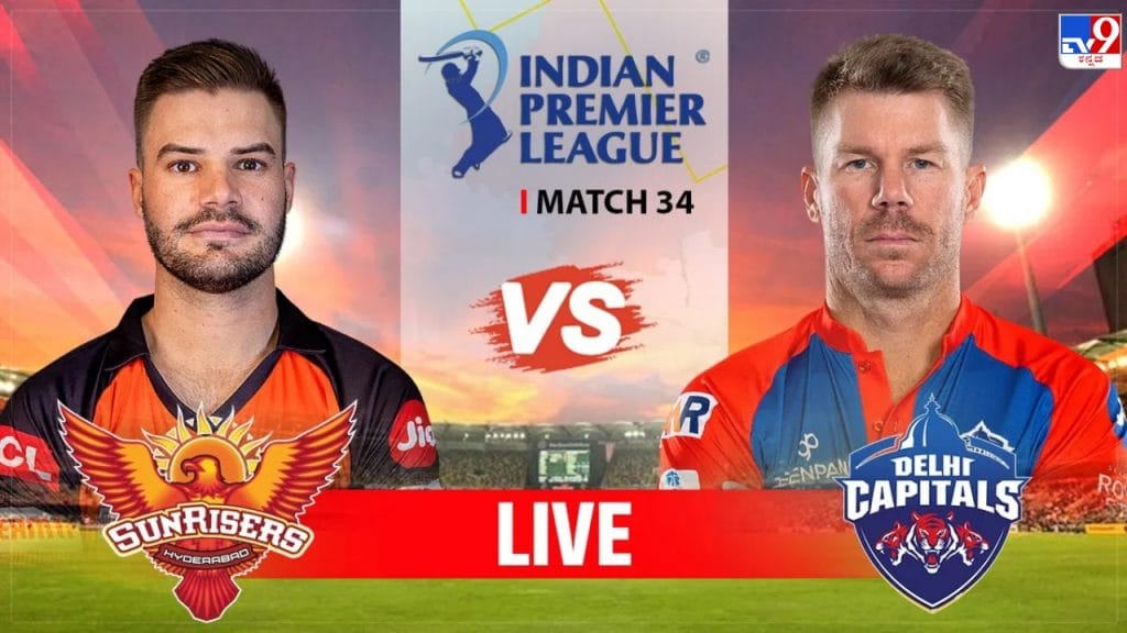 SRH vs DC Live Score Sunrisers Hyderabad vs Delhi capitals IPL 2023 match scorecard online in Kannada