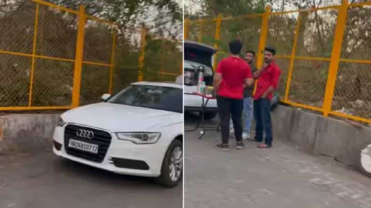 Audi Chaiwala: ಆಡಿ ಕಾರಿನಲ್ಲಿ ಟೀ ಮಾರುತ್ತಿರುವ ವ್ಯಕ್ತಿ; ವಿಡಿಯೋ ವೈರಲ್ Audi Chaiwala: ಆಡಿ ಕಾರಿನಲ್ಲಿ ಟೀ ಮಾರುತ್ತಿರುವ ವ್ಯಕ್ತಿ; ವಿಡಿಯೋ ವೈರಲ್
