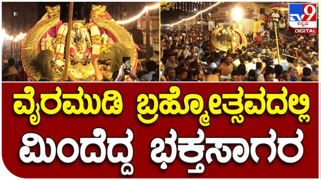 Vairamudi Ustava: ಲಕ್ಷಾಂತರ ಭಕ್ತರ ಜಯಘೋಷದ ನಡುವೆ ಅದ್ಧೂರಿಯಾಗಿ ಜರುಗಿದ ಚೆಲುವನಾರಾಯಣನ ವೈರಮುಡಿ ಉತ್ಸವ