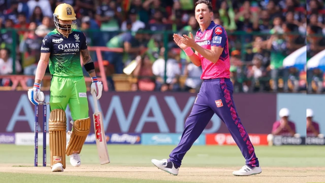 IPL 2023 RCB vs RR: ಬೆಂಗಳೂರಿನ ಚಿನ್ನಸ್ವಾಮಿ ಸ್ಟೇಡಿಯಂನಲ್ಲಿ ನಡೆದ ರಾಜಸ್ಥಾನ್ ರಾಯಲ್ಸ್ ವಿರುದ್ಧದ ಪಂದ್ಯದಲ್ಲಿ ವಿರಾಟ್ ಕೊಹ್ಲಿ ಮೊದಲ ಎಸೆತದಲ್ಲೇ ಔಟಾಗಿದ್ದರು. ಎಡಗೈ ವೇಗಿ ಟ್ರೆಂಟ್ ಬೌಲ್ಟ್ ಎಸೆದ ಎಸೆತವನ್ನು ಗುರುತಿಸುವಲ್ಲಿ ಎಡವಿದ ಕಿಂಗ್ ಕೊಹ್ಲಿ ಎಲ್ಬಿಡಬ್ಲ್ಯೂ ಆಗಿ ನಿರಾಸೆ ಮೂಡಿಸಿದರು.