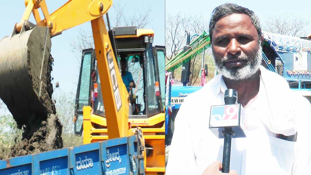 ಹಾವೇರಿ: ರೈತರ ಕೂಗಿಗೆ ಕಿವಿ ಕೊಡದ ಸರ್ಕಾರ; ಸ್ವಂತ ಹಣದಿಂದಲೇ ಕೆರೆ ಹೂಳು ತೆಗೆದ ಗ್ರಾಮಸ್ಥರು