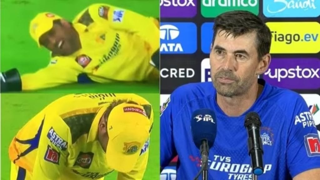 IPL 2023 MS Dhoni nursing a knee injury and Sisanda Magala out for two weeks says csk coach Stephen Fleming