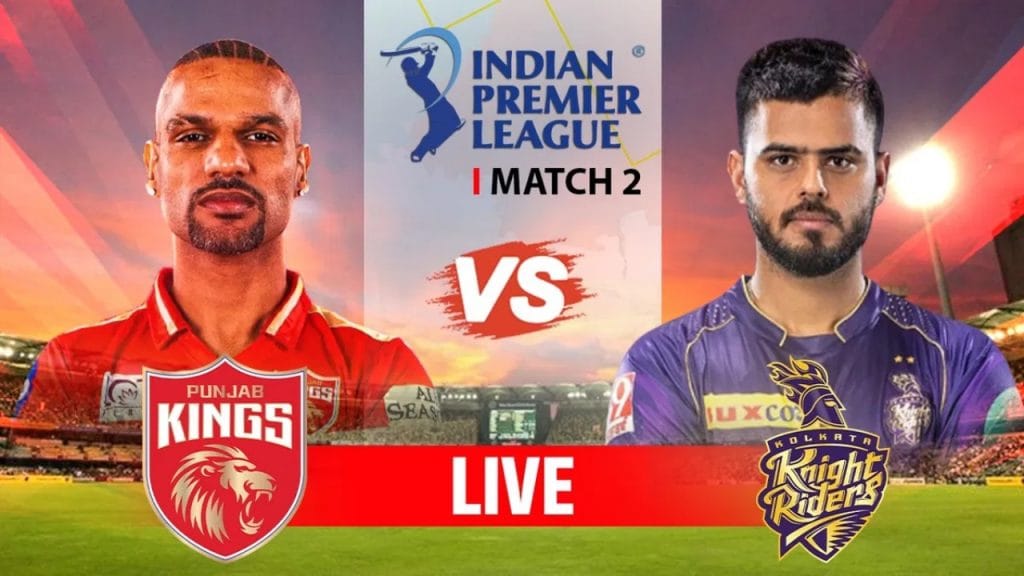 PBKS vs KKR IPL 2023 Live Socre Updates Today IPL 2023 match scorecard Punjab Kings vs Kolkata Knight Riders Indian Premier League match 2nd in Kannada