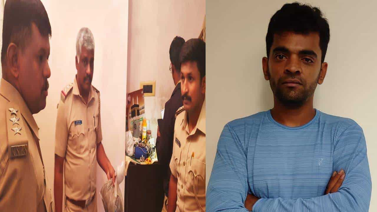 ಬೆಂಗಳೂರು: ರೌಡಿಶೀಟರ್ಗಳ ಮನೆಗಳ ಮೇಲೆ ಪೊಲೀಸರ ದಾಳಿ; 105 KG ಗಾಂಜಾ, ಮಾರಕಾಸ್ತ್ರ ವಶ ಬೆಂಗಳೂರು: ರೌಡಿಶೀಟರ್ಗಳ ಮನೆಗಳ ಮೇಲೆ ಪೊಲೀಸರ ದಾಳಿ; 105 KG ಗಾಂಜಾ, ಮಾರಕಾಸ್ತ್ರ ವಶ