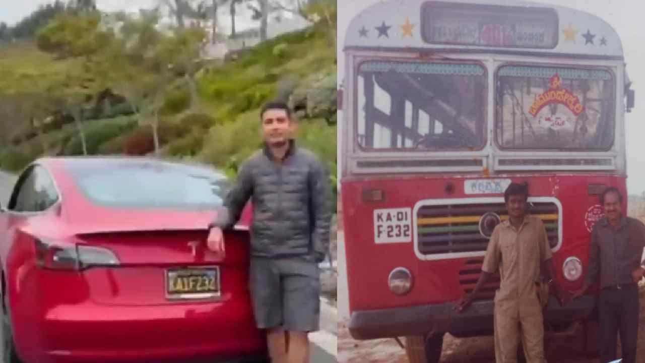 ಅಮೆರಿಕದಲ್ಲಿನ ಕಾರಿಗೆ ಬಿಎಂಟಿಸಿ ಬಸ್ ನಂಬರ್ ಪ್ಲೇಟ್, ನಿವೃತ್ತ ಬಿಎಂಟಿಸಿ ಚಾಲಕನಿಗೆ ವಿಶೇಷ ಗೌರವ ಅಮೆರಿಕದಲ್ಲಿನ ಕಾರಿಗೆ ಬಿಎಂಟಿಸಿ ಬಸ್ ನಂಬರ್ ಪ್ಲೇಟ್, ನಿವೃತ್ತ ಬಿಎಂಟಿಸಿ ಚಾಲಕನಿಗೆ ವಿಶೇಷ ಗೌರವ