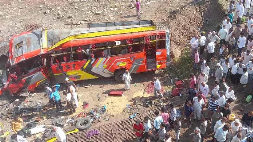 Madhya Pradesh: 70-80 ಮಂದಿ ಪ್ರಯಾಣಿಕರಿದ್ದ ಬಸ್ ಸೇತುವೆಯಿಂದ 50 ಅಡಿ ಕೆಳಗೆ ಬಿದ್ದು 23 ಮಂದಿ ಸಾವು