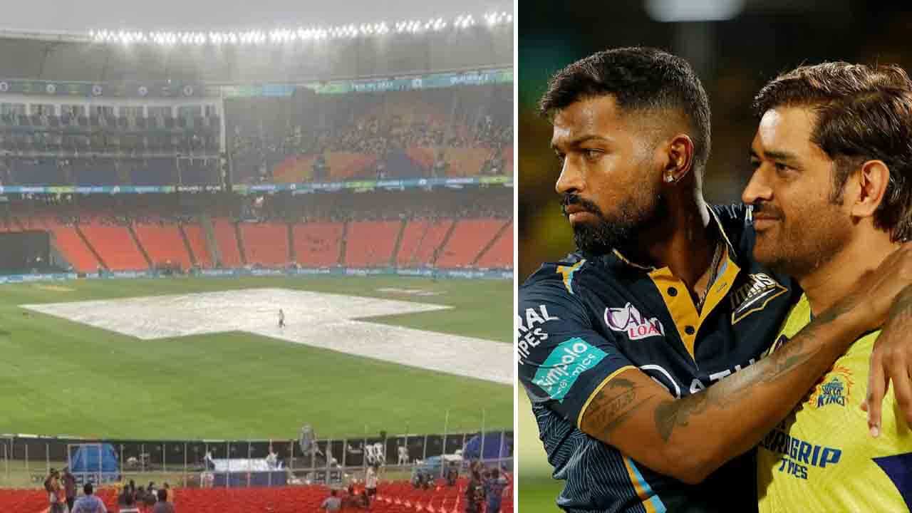 CSK Vs GT Final Weather Forecast: ಐಪಿಎಲ್ 2023 ಫೈನಲ್ ಪಂದ್ಯ ನಡೆಯುವುದು ಅನುಮಾನ: ಮ್ಯಾಚ್ ಆಡದೆ ಚಾಂಪಿಯನ್ ಆಗುತ್ತಾ ಹಾರ್ದಿಕ್ ಪಡೆ? CSK Vs GT Final Weather Forecast: ಐಪಿಎಲ್ 2023 ಫೈನಲ್ ಪಂದ್ಯ ನಡೆಯುವುದು ಅನುಮಾನ: ಮ್ಯಾಚ್ ಆಡದೆ ಚಾಂಪಿಯನ್ ಆಗುತ್ತಾ ಹಾರ್ದಿಕ್ ಪಡೆ?