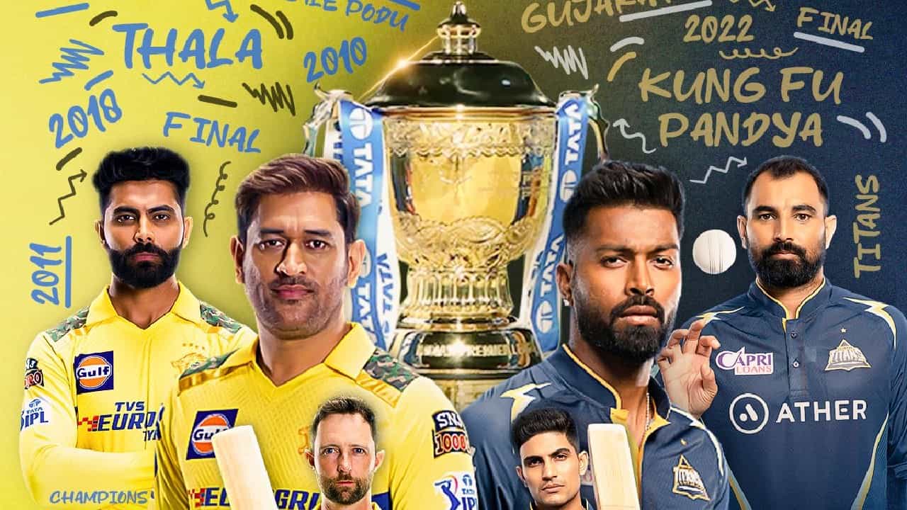 IPL 2023 Final CSK vs GT: ಅಹಮದಾಬಾದ್ನ ನರೇಂದ್ರ ಮೋದಿ ಸ್ಟೇಡಿಯಂನಲ್ಲಿ ಭಾನುವಾರ ನಡೆಯಬೇಕಿದ್ದ ಚೆನ್ನೈ ಸೂಪರ್ ಕಿಂಗ್ಸ್ ಹಾಗೂ ಗುಜರಾತ್ ಟೈಟಾನ್ಸ್ ನಡುವಣ ಐಪಿಎಲ್ನ ಫೈನಲ್ ಪಂದ್ಯವು ಇಂದು (ಮೆ 29) ಜರುಗಲಿದೆ. ಮಳೆಯ ಕಾರಣ ಮೀಸಲು ದಿನಕ್ಕೆ ಮುಂದೂಡಲ್ಪಟ್ಟ ಪಂದ್ಯಕ್ಕೆ ಮತ್ತೆ ವರುಣನ ಭೀತಿ ಎದುರಾಗಿದೆ.