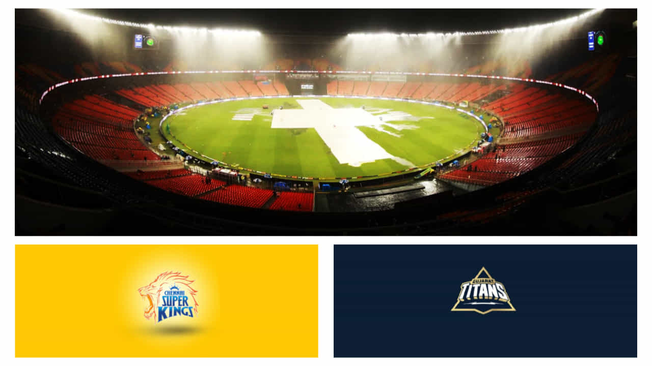 IPL 2023 CSK vs GT: ಅಹಮದಾಬಾದ್ನ ನರೇಂದ್ರ ಮೋದಿ ಸ್ಟೇಡಿಯಂನಲ್ಲಿ ಭಾನುವಾರ ನಡೆಯಬೇಕಿದ್ದ ಚೆನ್ನೈ ಸೂಪರ್ ಕಿಂಗ್ ಹಾಗೂ ಗುಜರಾತ್ ಟೈಟಾನ್ಸ್ ನಡುವಣ ಐಪಿಎಲ್ ಫೈನಲ್ ಪಂದ್ಯವನ್ನು ಮಳೆಯ ಕಾರಣ ಸೋಮವಾರಕ್ಕೆ ಮುಂದೂಡಲಾಗಿದೆ.