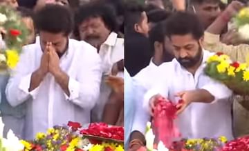 Young NTR, who bowed down to NTR Punyabhoomi, announced the fans who hinted at politics