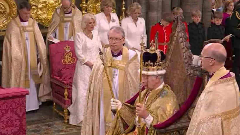 King Charles IIIs coronation: ವೆಸ್ಟ್ಮಿನ್ಸ್ಟರ್ ಅಬ್ಬೆಯಲ್ಲಿ ಪಟ್ಟಾಭಿಷೇಕ; ಕಿಂಗ್ ಚಾರ್ಲ್ಸ್ III ಬ್ರಿಟನ್ನ ರಾಜ