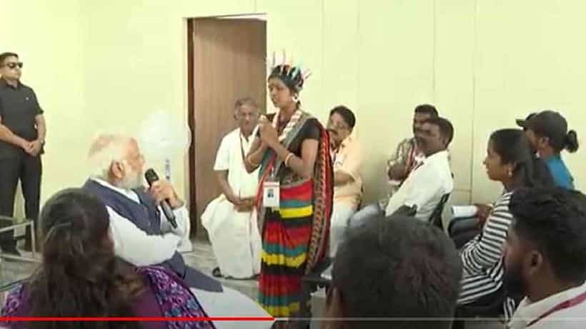 ಸುಡಾನ್ನಿಂದ ಸುರಕ್ಷಿತವಾಗಿ ತವರಿಗೆ ಬಂದ ಹಕ್ಕಿಪಿಕ್ಕಿ ಬುಡಕಟ್ಟು ಸಮುದಾಯದೊಂದಿಗೆ ಶಿವಮೊಗ್ಗದಲ್ಲಿ ಮೋದಿ ಸಂವಾದ