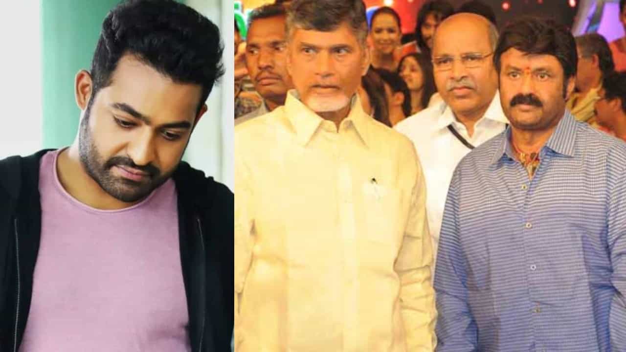 ಎನ್ಟಿಆರ್ ಕುಟುಂಬದಲ್ಲಿ ಎಲ್ಲವೂ ಸರಿಯಿಲ್ಲ? ಜೂ ಎನ್ಟಿಆರ್ ಏರಿಗೆ, ಬಾಲಕೃಷ್ಣ-ಚಂದ್ರಬಾಬು ನೀರಿಗೆ ಎನ್ಟಿಆರ್ ಕುಟುಂಬದಲ್ಲಿ ಎಲ್ಲವೂ ಸರಿಯಿಲ್ಲ? ಜೂ ಎನ್ಟಿಆರ್ ಏರಿಗೆ, ಬಾಲಕೃಷ್ಣ-ಚಂದ್ರಬಾಬು ನೀರಿಗೆ